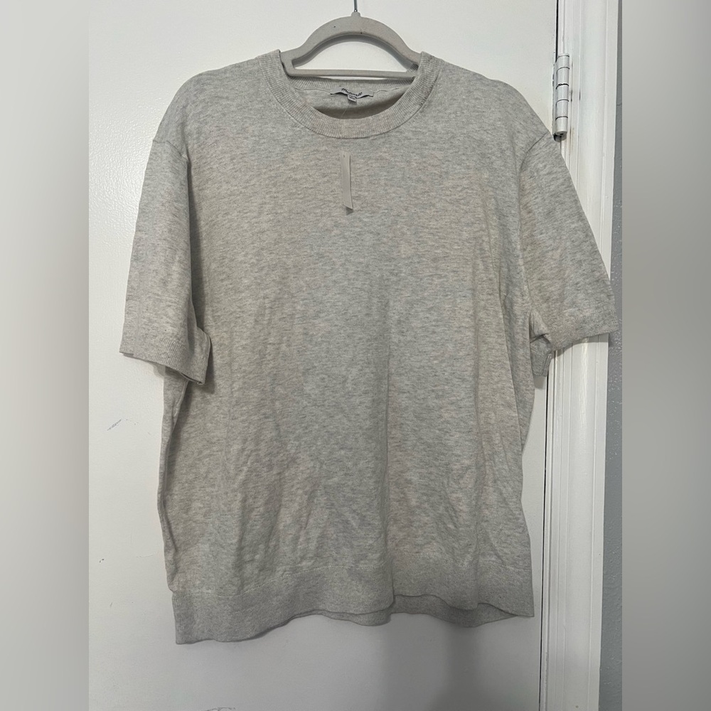 Madewell Light Gray Short Sleeve Tee